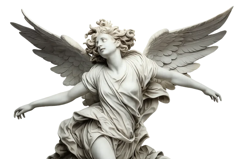 Angel wings representing absolute elevation